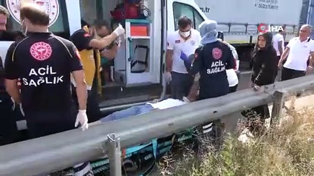 TEM Otoyolu savaş alanına döndü, 6 araç birbirine girdi: 8 yaralı