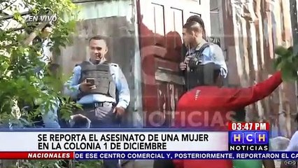 Matan a una mujer en la col. 1 de diciembre de la capital