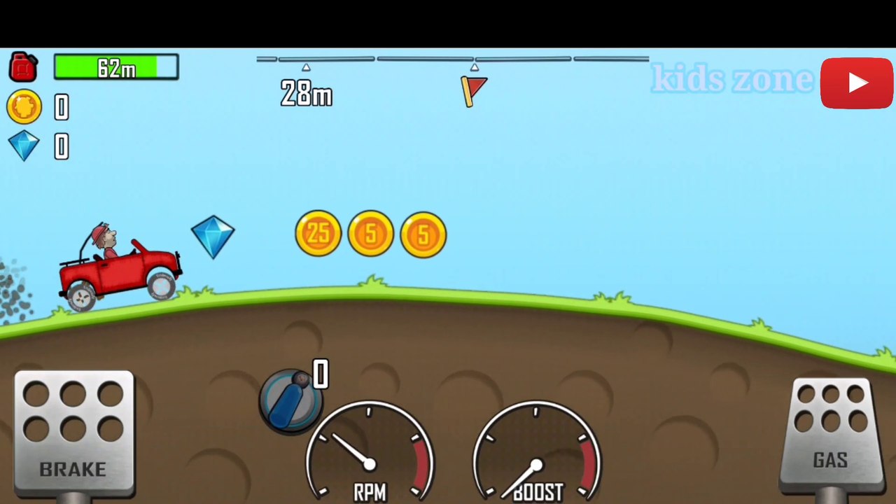 hill climb racing | hill climb racing game | Hill Climb Racing  |  Gameplay Walkthrough Part 1