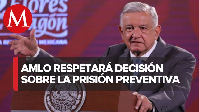 AMLO dice que respetará si Corte elimina la prisión preventiva oficiosa, pero no será cómplice