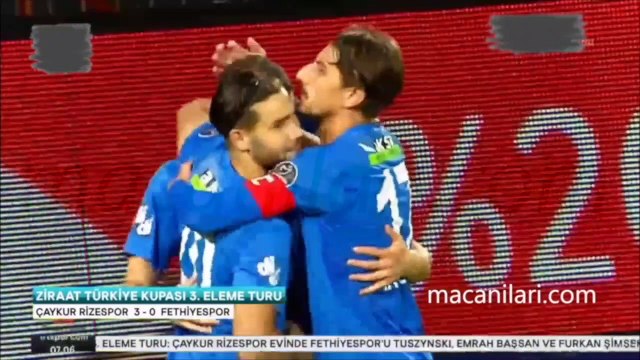 Çaykur Rizespor 3-0 Fethiyespor [HD] 25.10.2016 - 2016-2017 Turkish Cup 3rd Qualifying Round