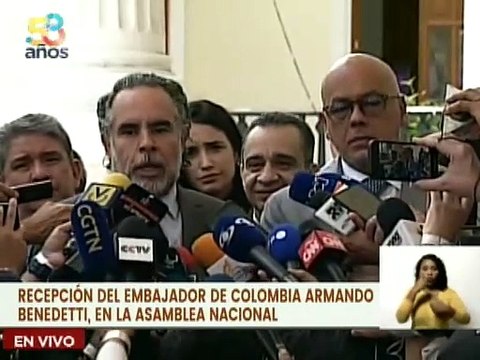 Emb. Armando Benedetti: Nadie por una línea imaginaria podrá dividir a dos grandes naciones hermanas