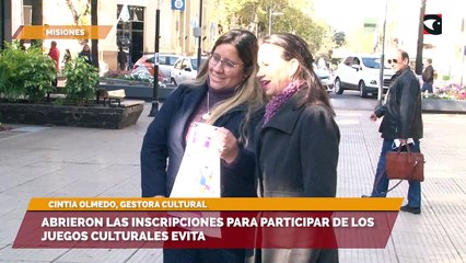 Abrieron las inscripciones para participar de los juegos culturales evita_