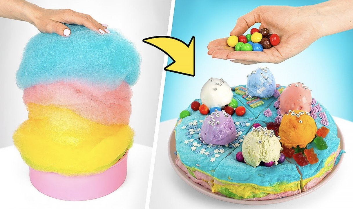 Au Paradis Des Gourmands : un Gâteau à la Barbe à Papa