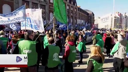 Corte y movilización por el Salario Universal