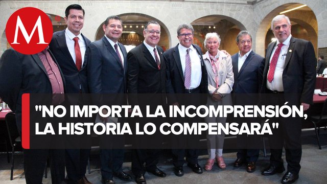 Monreal llama a senadores morenistas a la unidad y no olvidar su origen ni compromisos