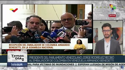 Embajador de Colombia en Venezuela sostiene importantes encuentros como parte de su agenda