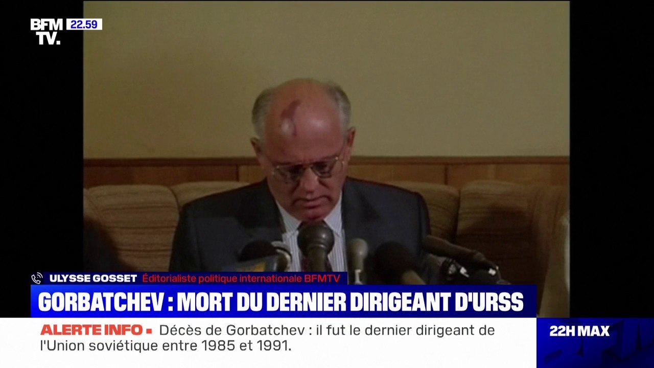 Mort de Mikhaïl Gorbatchev: "C'est l'homme qui...