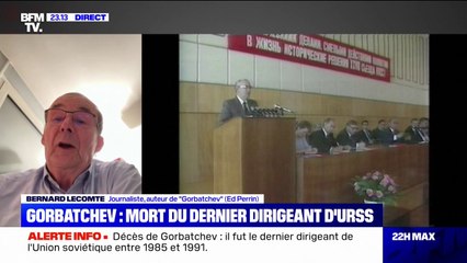 Bernard Lecomte sur l'éclatement de l'URSS: Mikhaïl Gorbatchev "a échoué de façon presque positive"