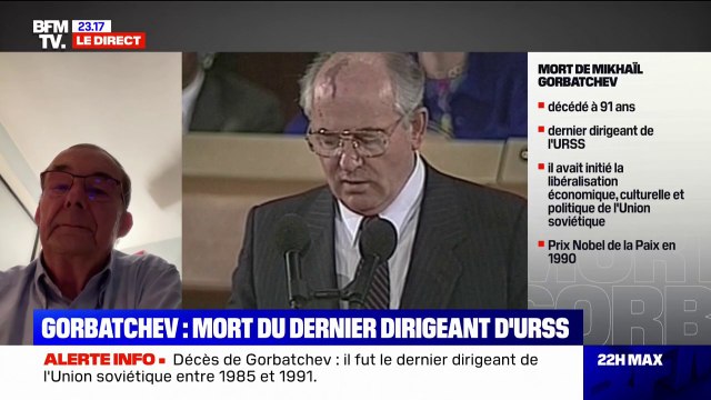 Bernard Lecomte: L'immense regret de Gorbatchev, c'est que les Occidentaux l'ont laissé tomber au moment où il avait besoin d'eux
