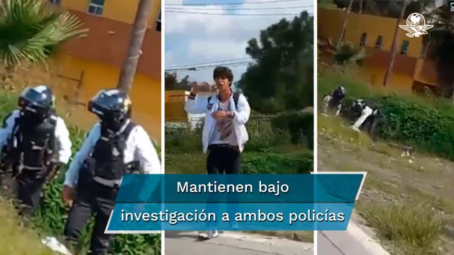 Graban a policías viales agrediendo a un joven en operativo contra motociclistas en Tonalá, Jalisco