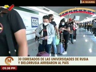 Arriban al país 30 becarios de Fundayacucho luego de 5 años de formación en la Federación de Rusia