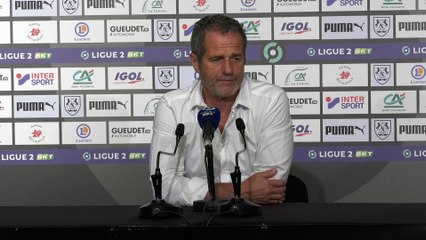 Conf' après match ASC-PFC : Philippe Hinschberger