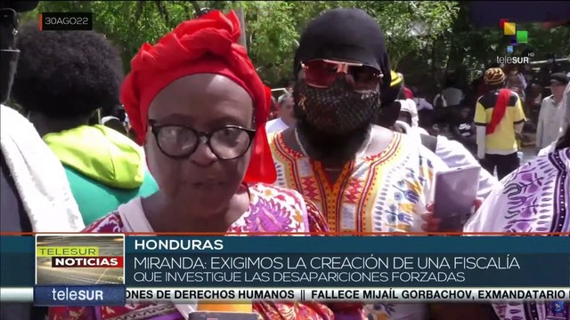 Comunidad garífuna demanda creación de una Fiscalía especial para investigar desapariciones forzadas