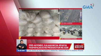 P100-M pondo, ilalaan ng DA-BFAR sa pagpapalakas ng produksyon ng asin | UB