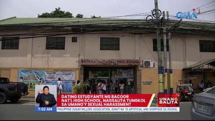 Dating estudyante ng Bacoor Nat'l High School, nagsalita tungkol sa umano'y sexual harassment | UB