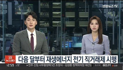 다음 달부터 재생에너지 전기 직거래제 시행