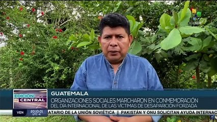 Guatemala: Organizaciones sociales conmemoran a las víctimas de desaparición durante la dictadura