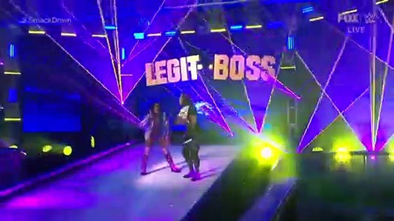 Bayley and Sasha Banks Look For Paige
