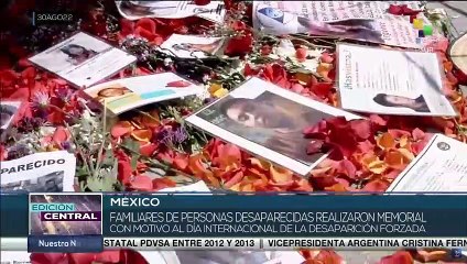 Download Video: México: Familiares de víctimas de desaparición forzada realizan un memorial