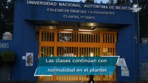 UNAM llama al diálogo tras toma de alumnos del CCH Oriente