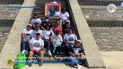 Tải video: Con lonas y veladoras, integrantes del colectivo 