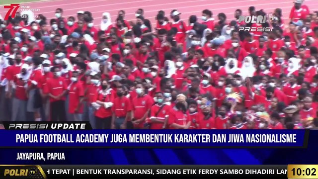 PRESISI UPDATE 10.00 WIB : Presiden Jokowi Hadiri Peluncuran Papua Football Academy di Stadion Lukas Enembe Kabupaten Jayapura