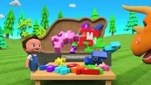 Learn Animal Names with Little Baby Fun Play Matching Puzzle Game Wooden Toy Set 3D Kids Educational