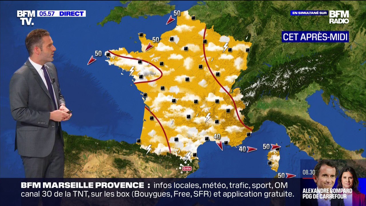 Ce mercredi s'annonce plutôt ensoleillé malgré des averses orageuses par endroits