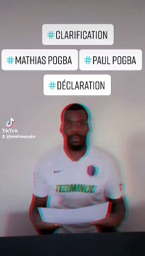 Nouvelle vidéo cette nuit de Mathias Pogba pour répondre à son frère Paul et à ses avocats : La seule voie de survie que j'ai, c'est de dévoiler les mensonges et l'imposture de mon frère