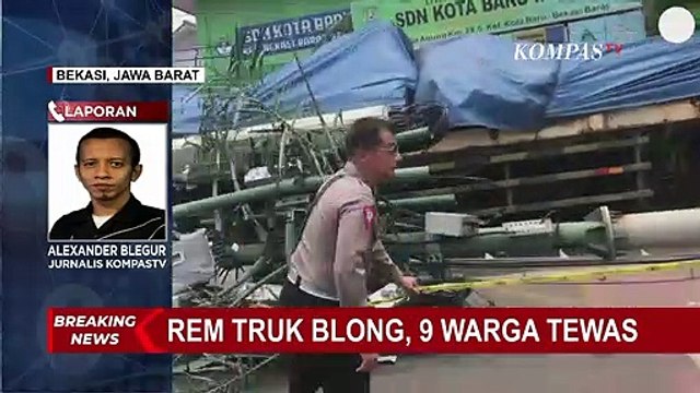 Kecelakaan Maut Truk Kontainer di Bekasi Telan Banyak Korban: Korban Kebanyakan Anak SD!
