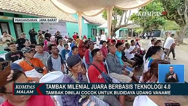 Uji Coba Tambak Milenial Juara, Ridwan Kamil : 8 Ribu Pemuda Minat Jadi Petani Milenial