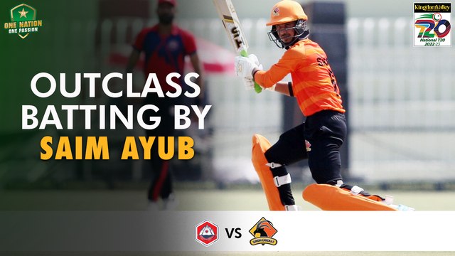 Outclass Batting By Saim Ayub | Northern vs Sindh | Match 3 | National T20 2022 | PCB | MS2T