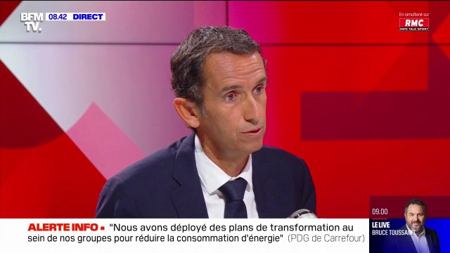 Alexandre Bompard, PDG de Carrefour: On ne reviendra pas en 2023 ni en 2024 dans un environnement avec une inflation égale à zéro
