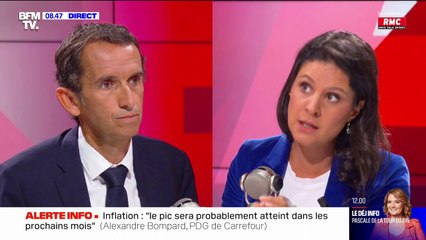 Alexandre Bompard, PDG de Carrefour, sur l'inflation: "Le poisson, qui a progressé de plus de 10%, est devenu un produit de luxe"
