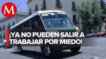 Transportistas de Zacatecas trabajan con miedo ante la inseguridad