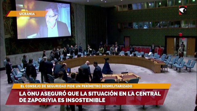 La ONU aseguró que la situación en la central de Zaporiyia es insostenible