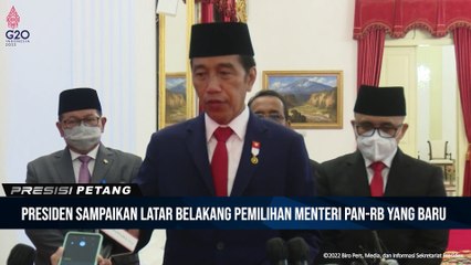 Keterangan Pers Presiden Jokowi Dan Menteri PANRB