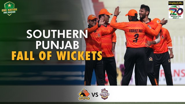 Southern Punjab Fall Of Wickets | Sindh vs Southern Punjab | Match 16 | National T20 2022 | PCB | MS2T