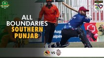 All Boundaries By Southern Punjab | Sindh vs Southern Punjab | Match 16 | National T20 2022 | PCB | MS2T