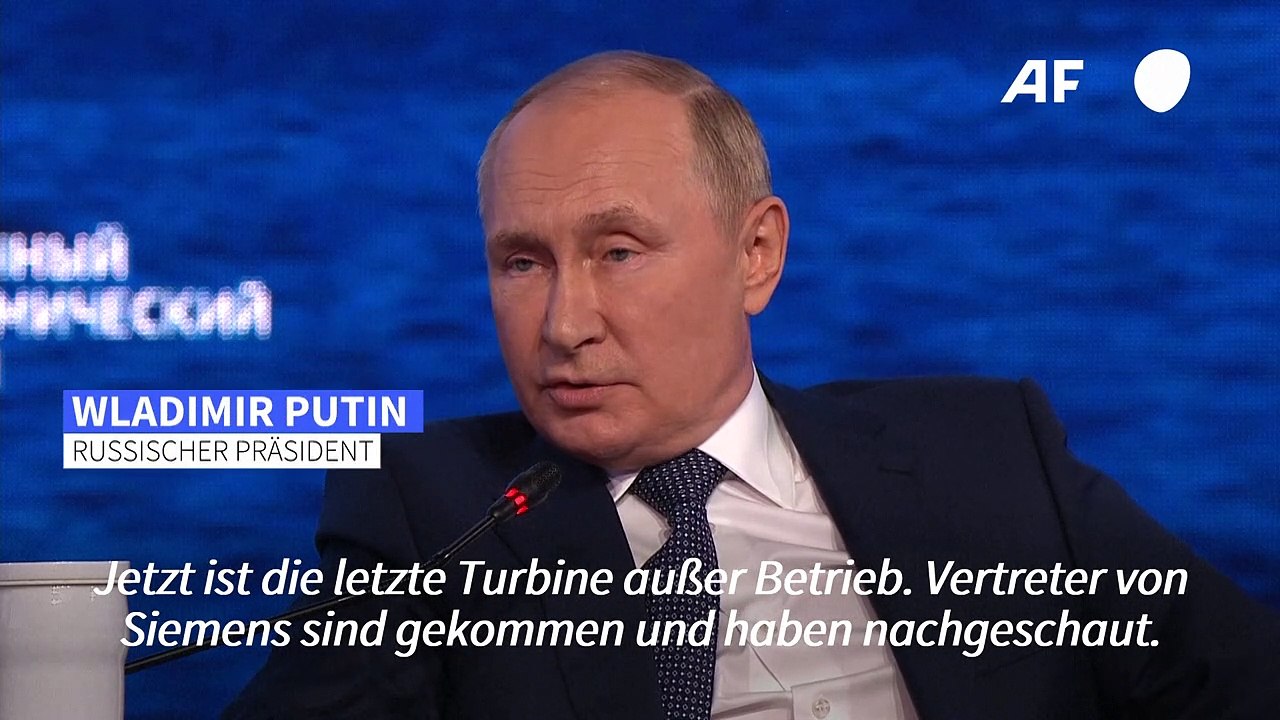 Putin: Russland setzt Energie nicht als 'Waffe' ein