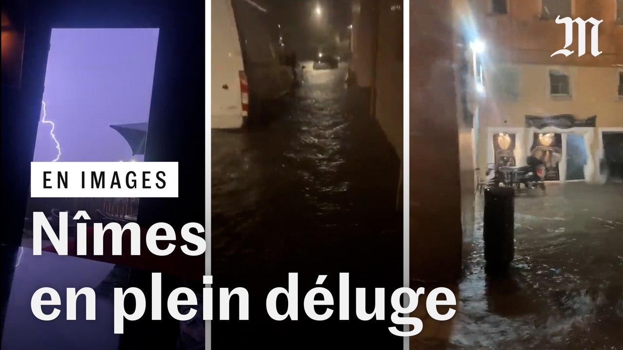 Au moins 135 millimètres de pluie en trois heures : le déluge à Nîmes