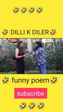 रात को में जब सोती हूँ क्यो मेरी ठोक ठोक के बजाता है |double meaning poem | jokes| shayari| funny video | prank video| funny jokes | funny shayari| hindi jokes | comedy video|hindi shayari DILLI K DILER