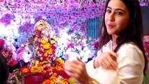 Sara Ali Khan Ganpati Bappa Darshan Full Video Viral, White Ethnic Dress में..|Boldsky*Entertainment