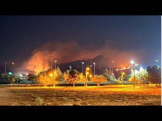 Rampaging California wildfire quadruples in size in just a few hours