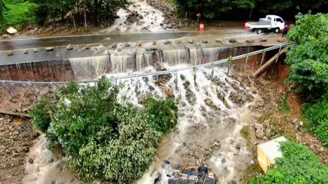 [영상] 하늘에서 본 태풍 '힌남노' 피해 현장 / YTN