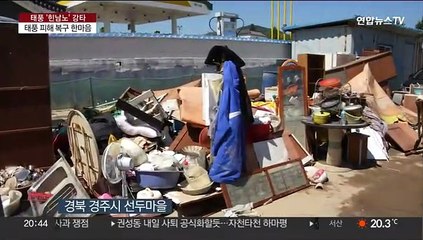 "다시 일어나야죠" 전국에서 태풍 피해 복구 구슬땀