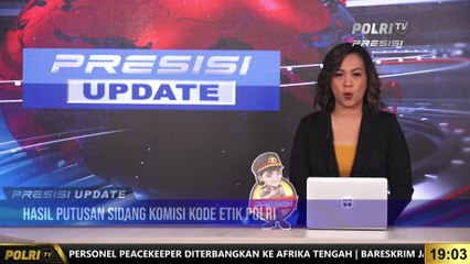 PRESISI UPDATE 19.00 WIB : Agus Nur Patria Dipecat Dari Institusi Polri