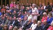 All three female PMs were Conservatives, jokes Theresa May