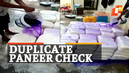 Watch How To Check Duplicate Paneer - 900 Kg Duplicate Paneer Seized During Raid In Pune